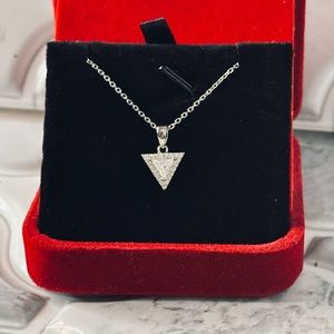 Diamond Triangular Necklace